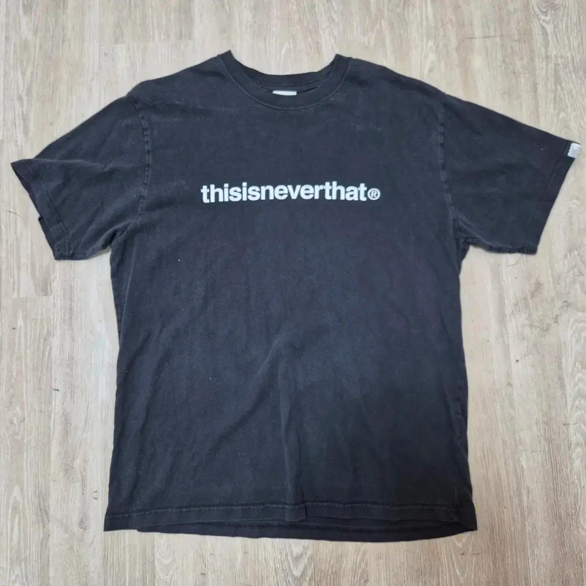디스이즈네버댓 인터내셔널 빅로고 반팔티