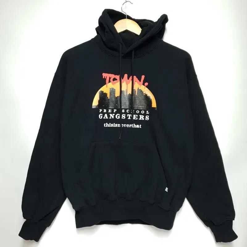 디스이즈네버댓 갱스터 타운 기모 후드티 S