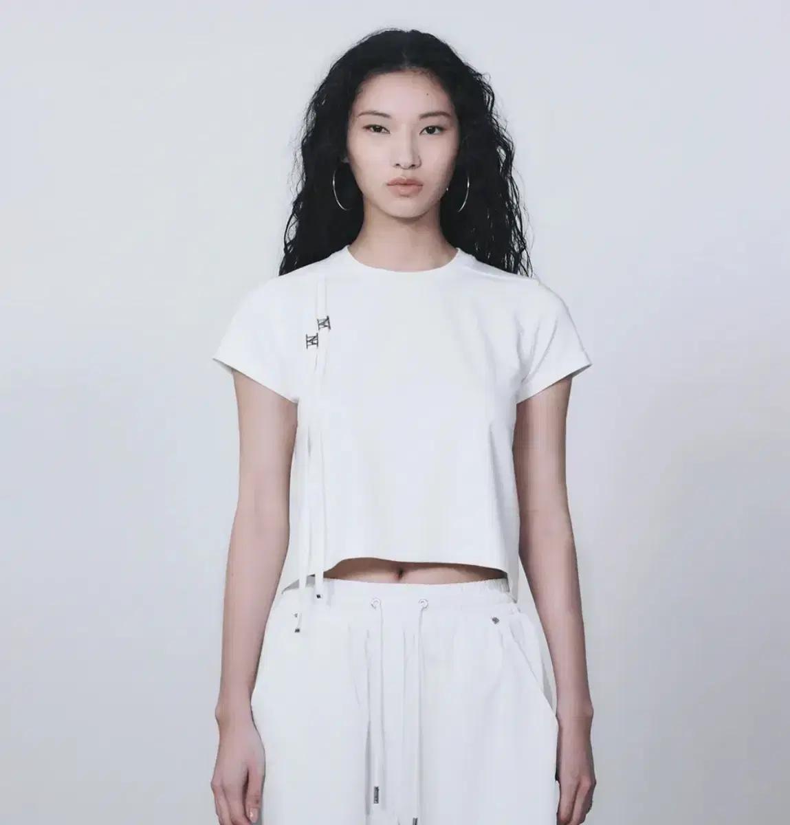 트리밍버드 티셔츠 Double Strap Crop T-Shirts