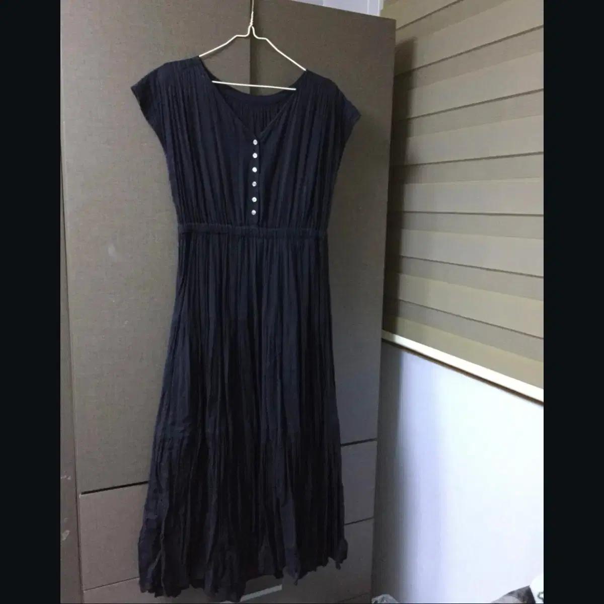 일본 빈티지 모리 모리걸 블랙 원피스 반반팔 롱원피스 입질연 빈티지