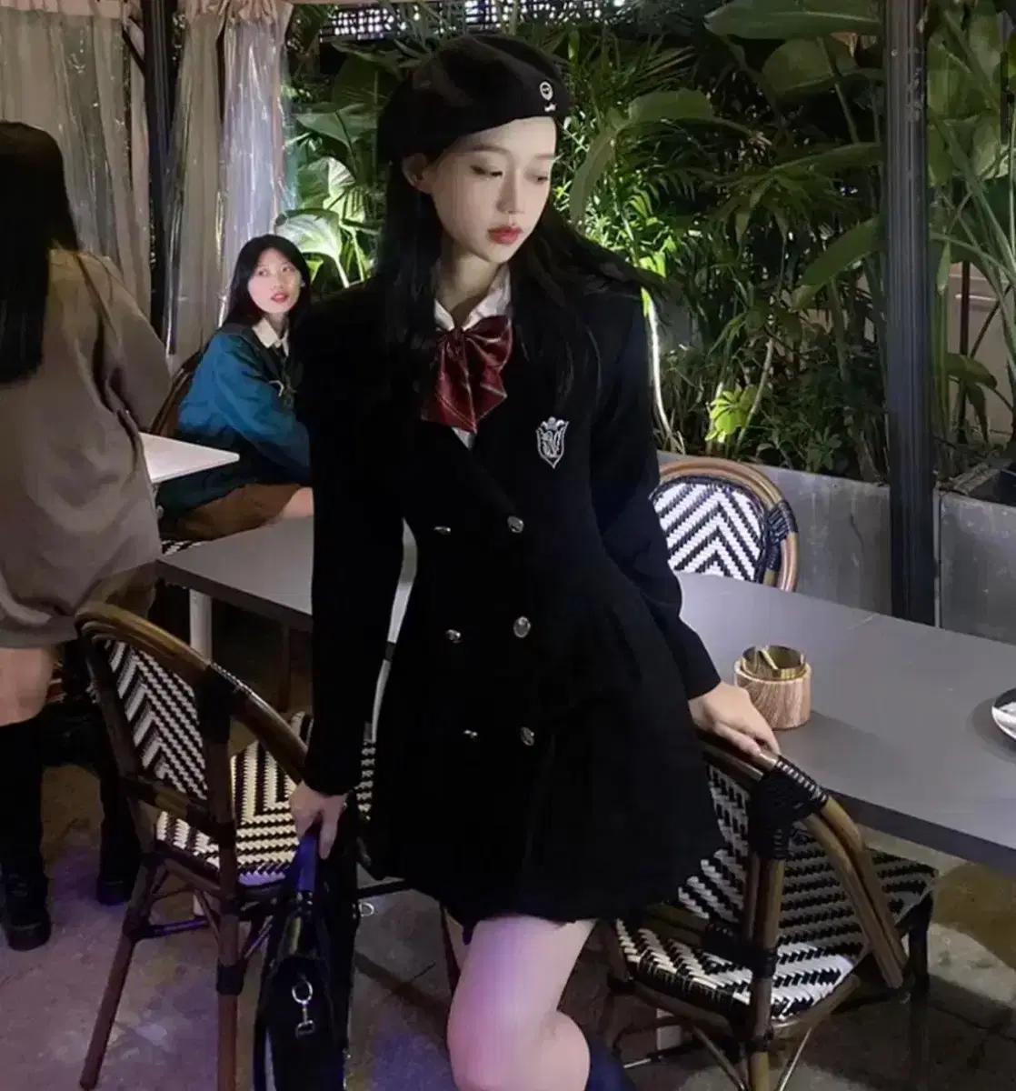 베레모포함 ) 프레피룩 졸업사진대여 영국교복 베레모포함 졸사대여