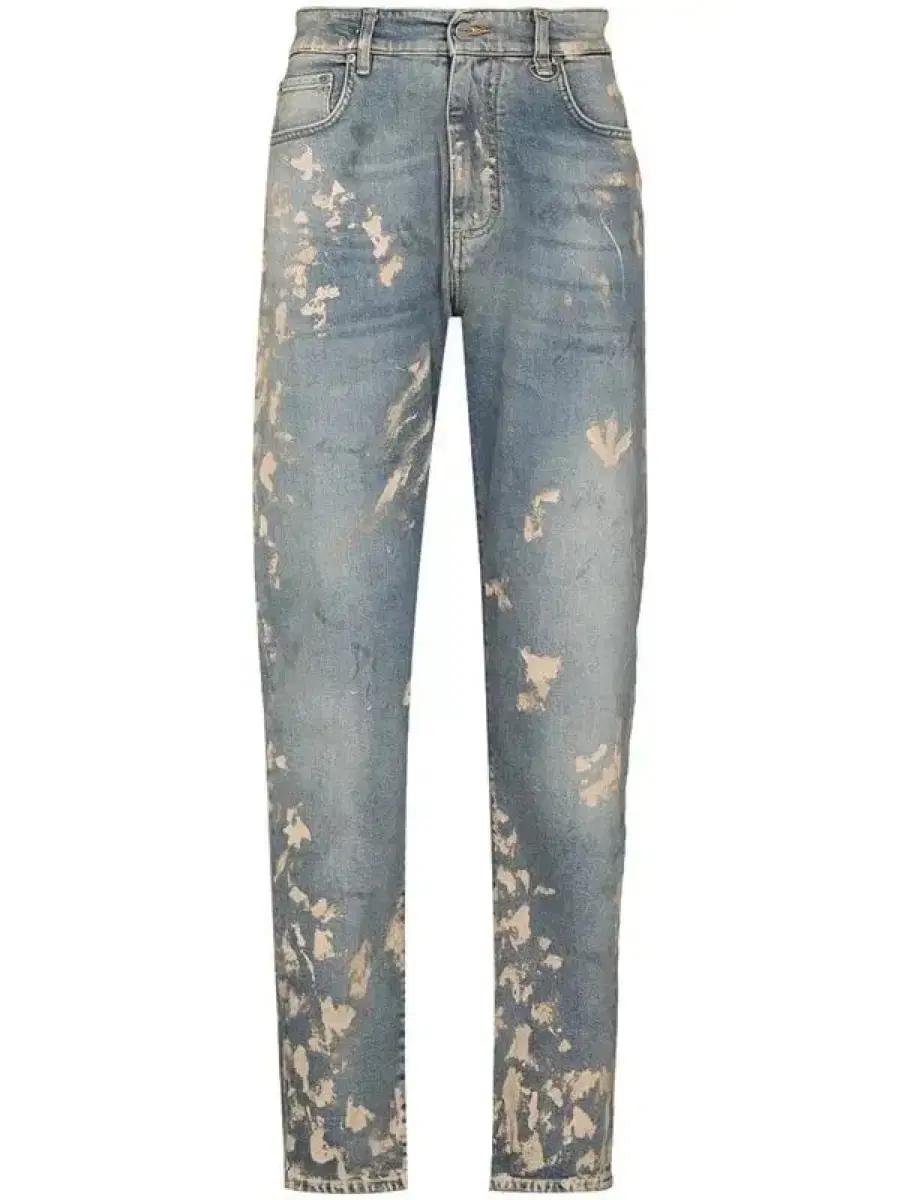 Represent 배기 페인트 데님진