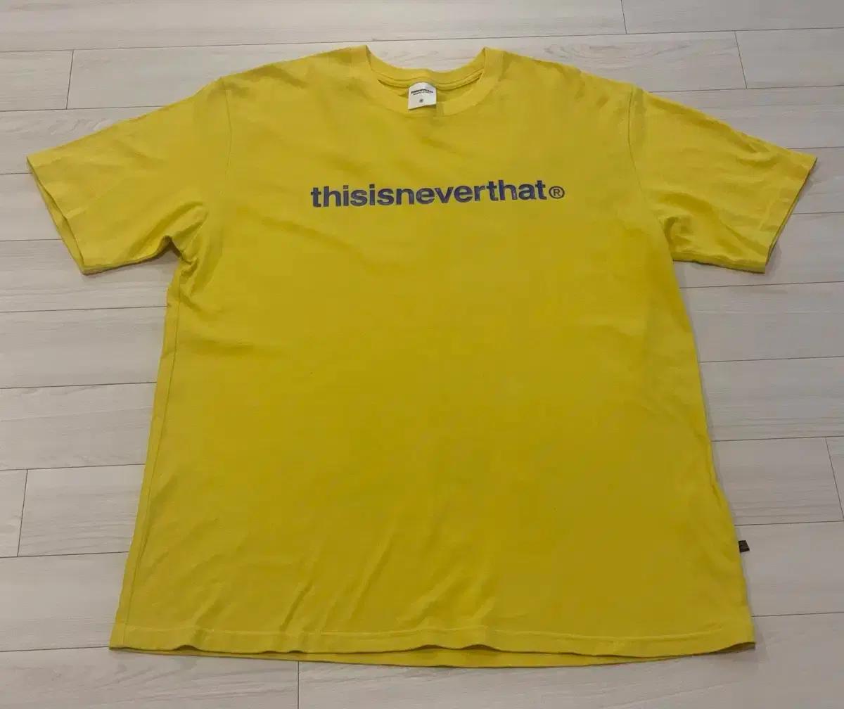 디스이즈네버댓 옐로우 티셔츠 M