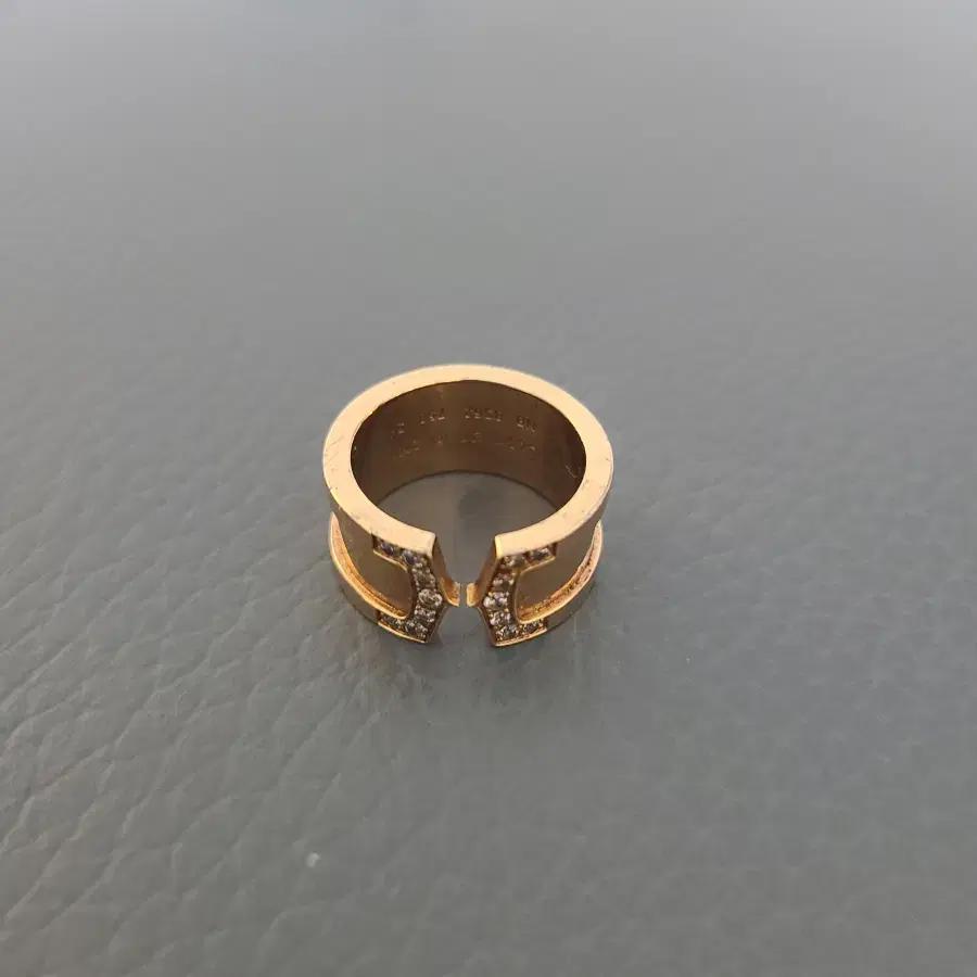 까르띠에 2C 더블C 2돈 18K 750 54 14P다이아 금반지