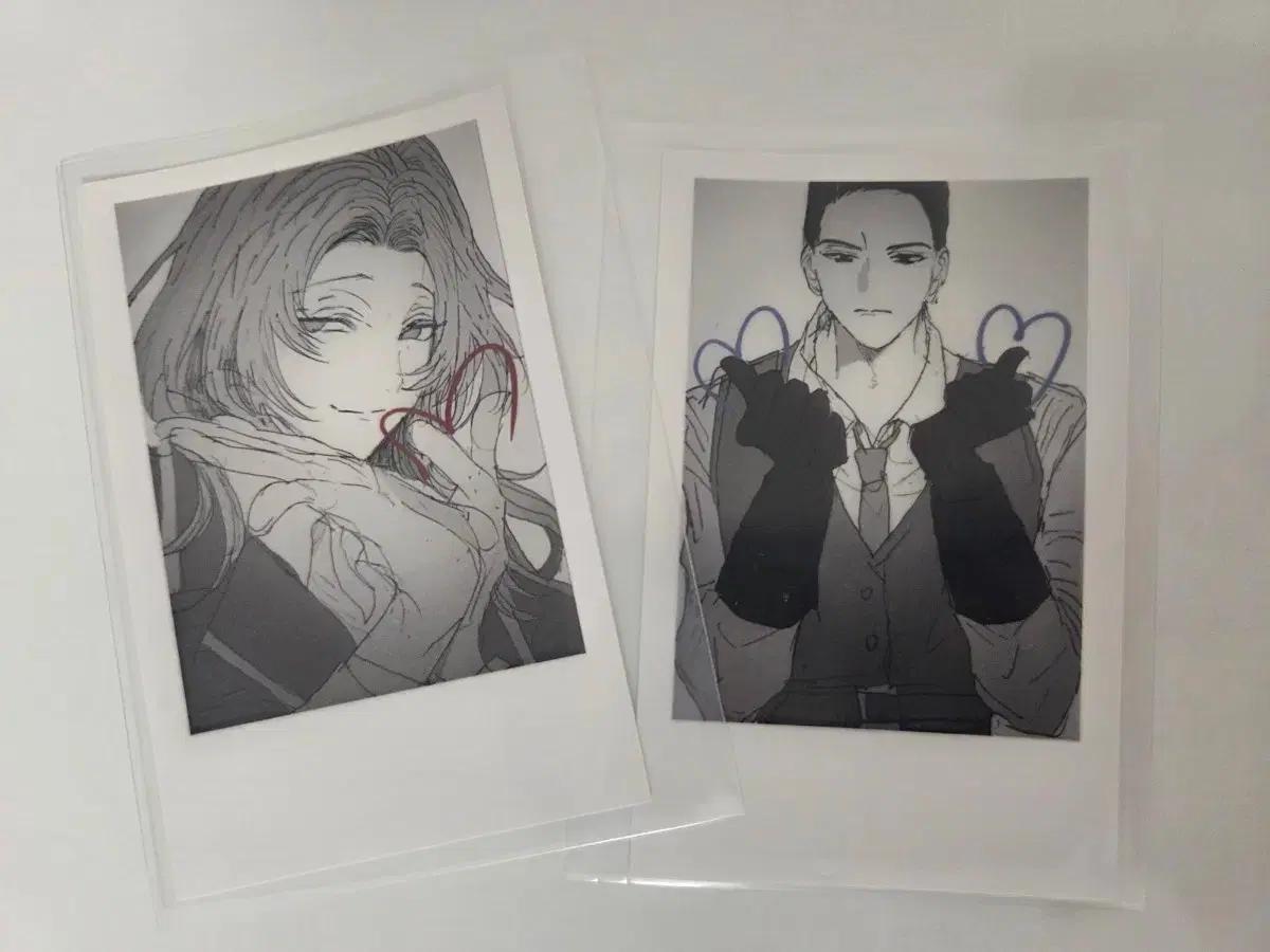 림버스컴퍼니 림컴 수감자 하트 폴라로이드 포카 포토카드