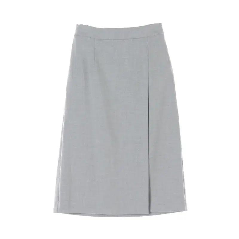 UNIQLO 유니클로 여 라이트 그레이 스커트 25인치