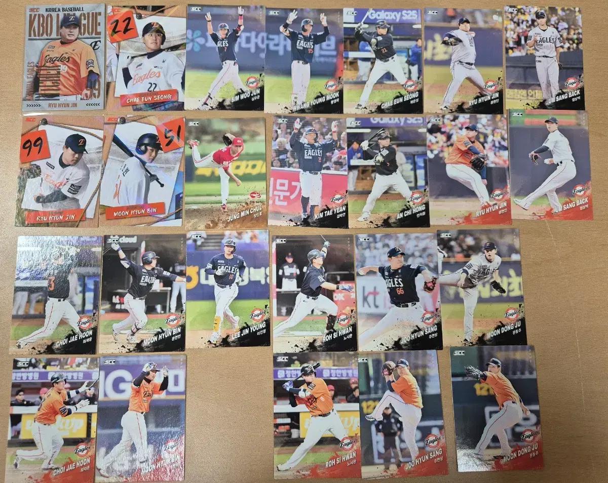 2025 KBO 오피셜 한화이글스 카드