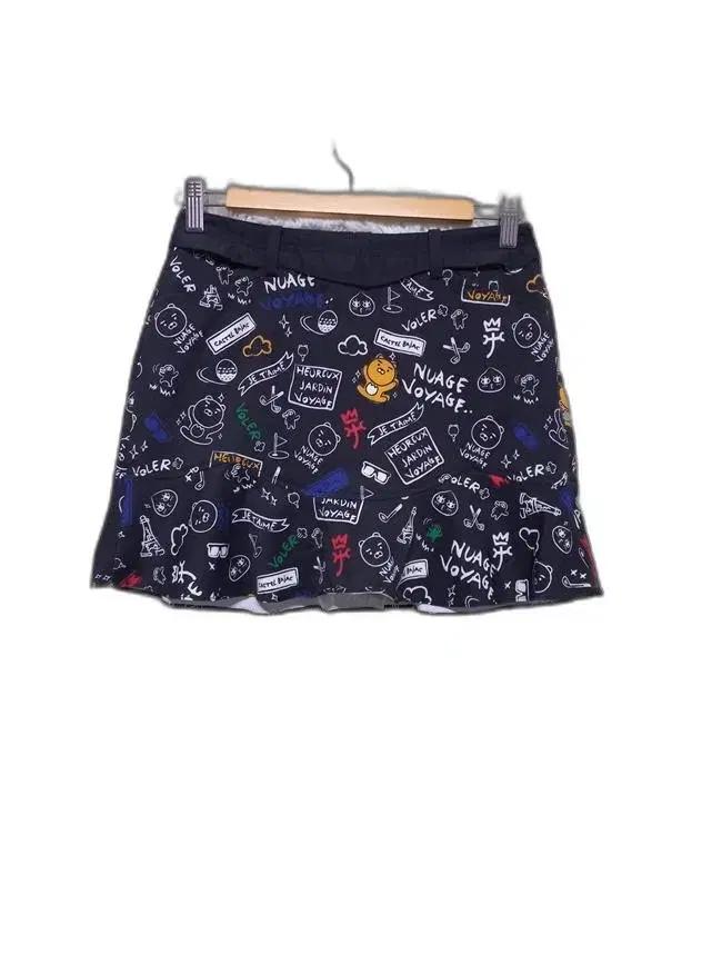 까스텔바작 멀티로고 여자 여름 여성 플레어 기능성 골프미니스커트치마64