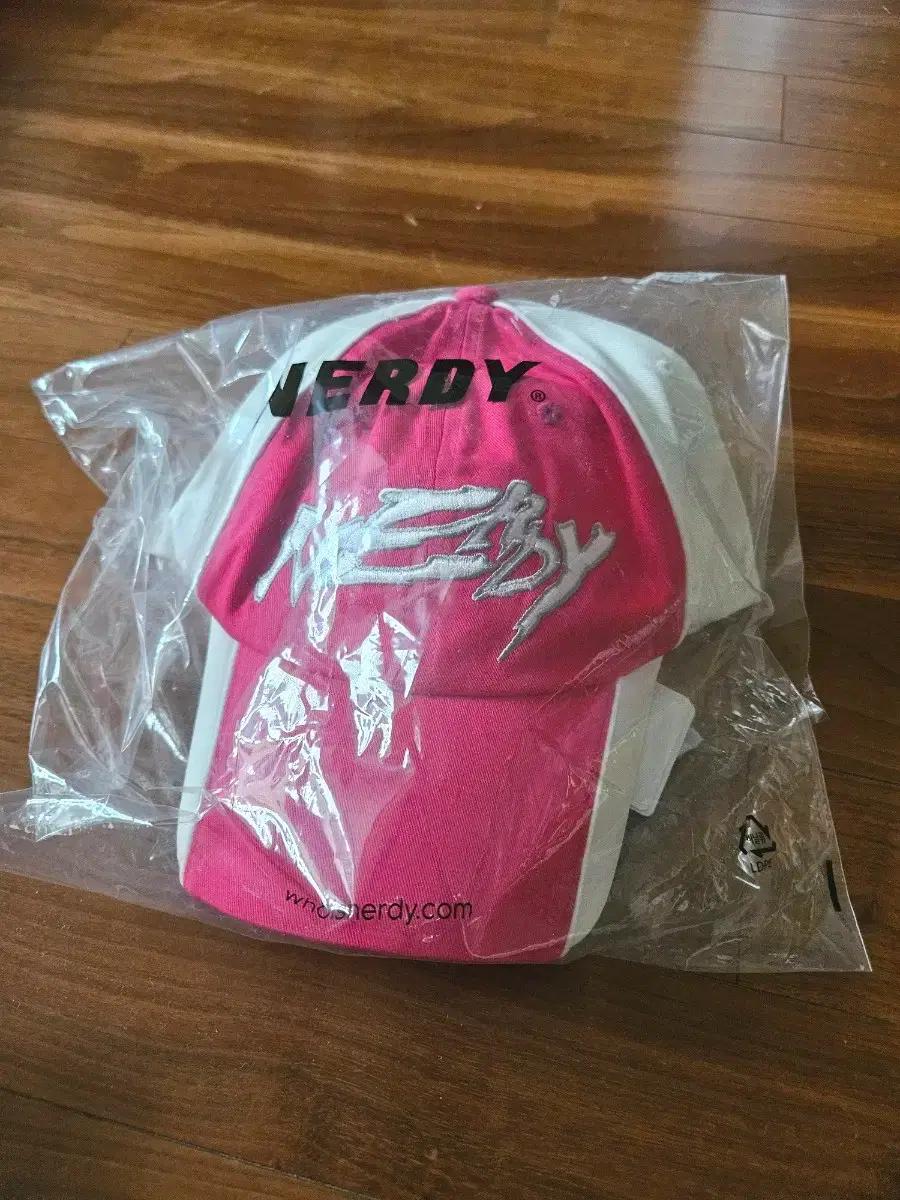 널디 컬러블락볼캡 핑크