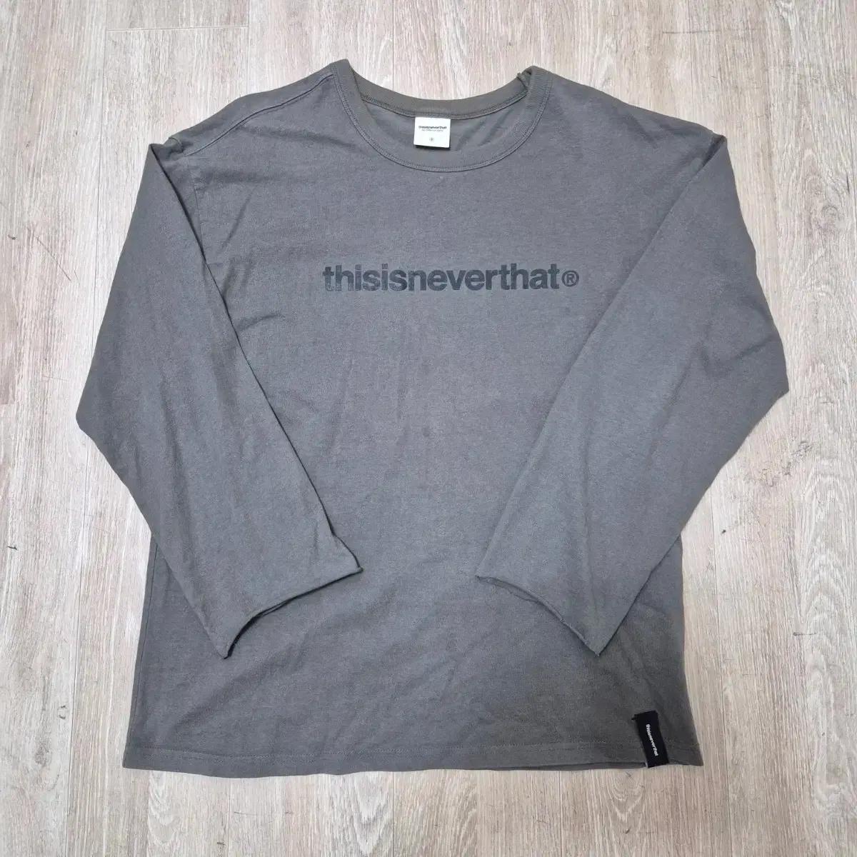 디스이즈네버댓 인터내셔널 빅로고 긴팔티