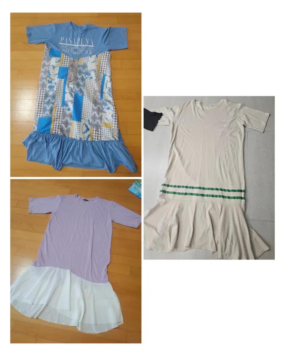 프리사이즈 롱원피스 예쁜 여름 원피스 체형커버 55 66 77