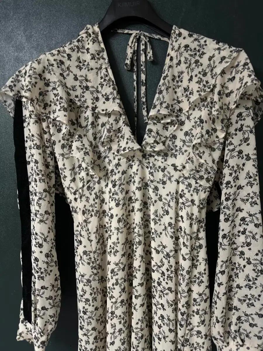 플라워 롱 원피스 프리