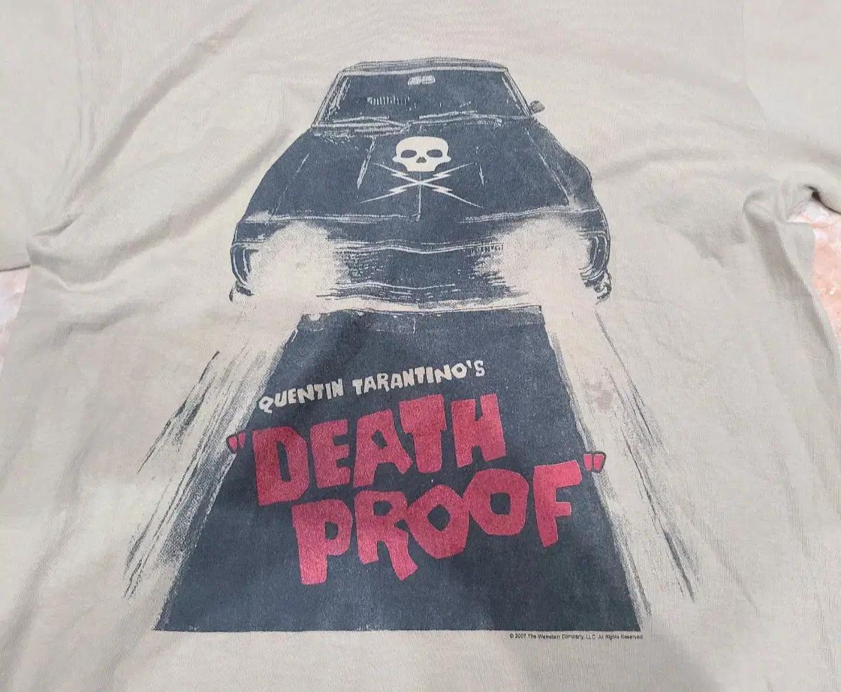 2007 DEATH PROOF 빈티지 무비티셔츠