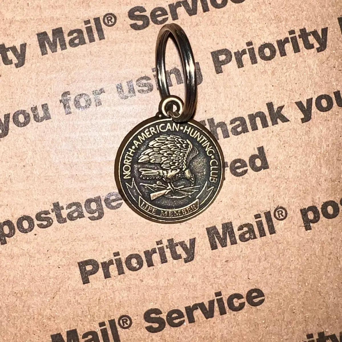90s vtg Hunting Club Keyring