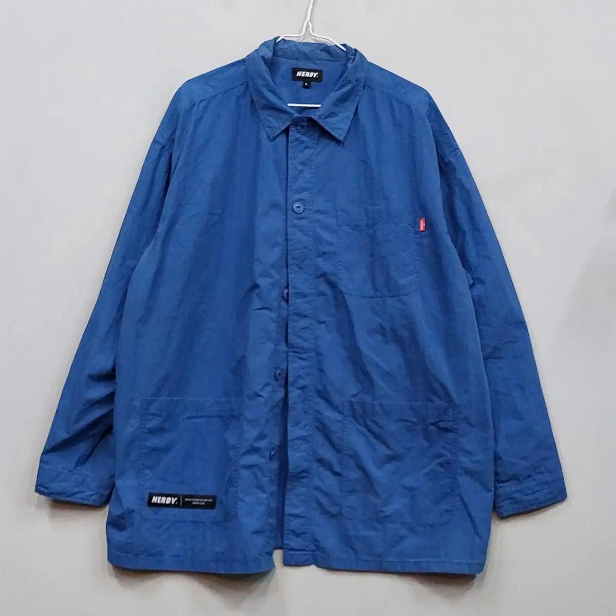널디 남110 셔츠자켓 봄여름 블루 72130