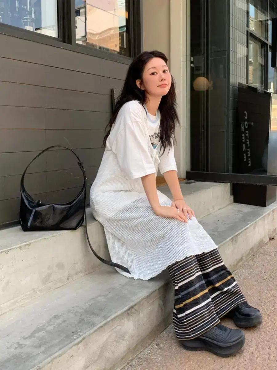 (새상품)리넨느 원피스 kiko onepiece