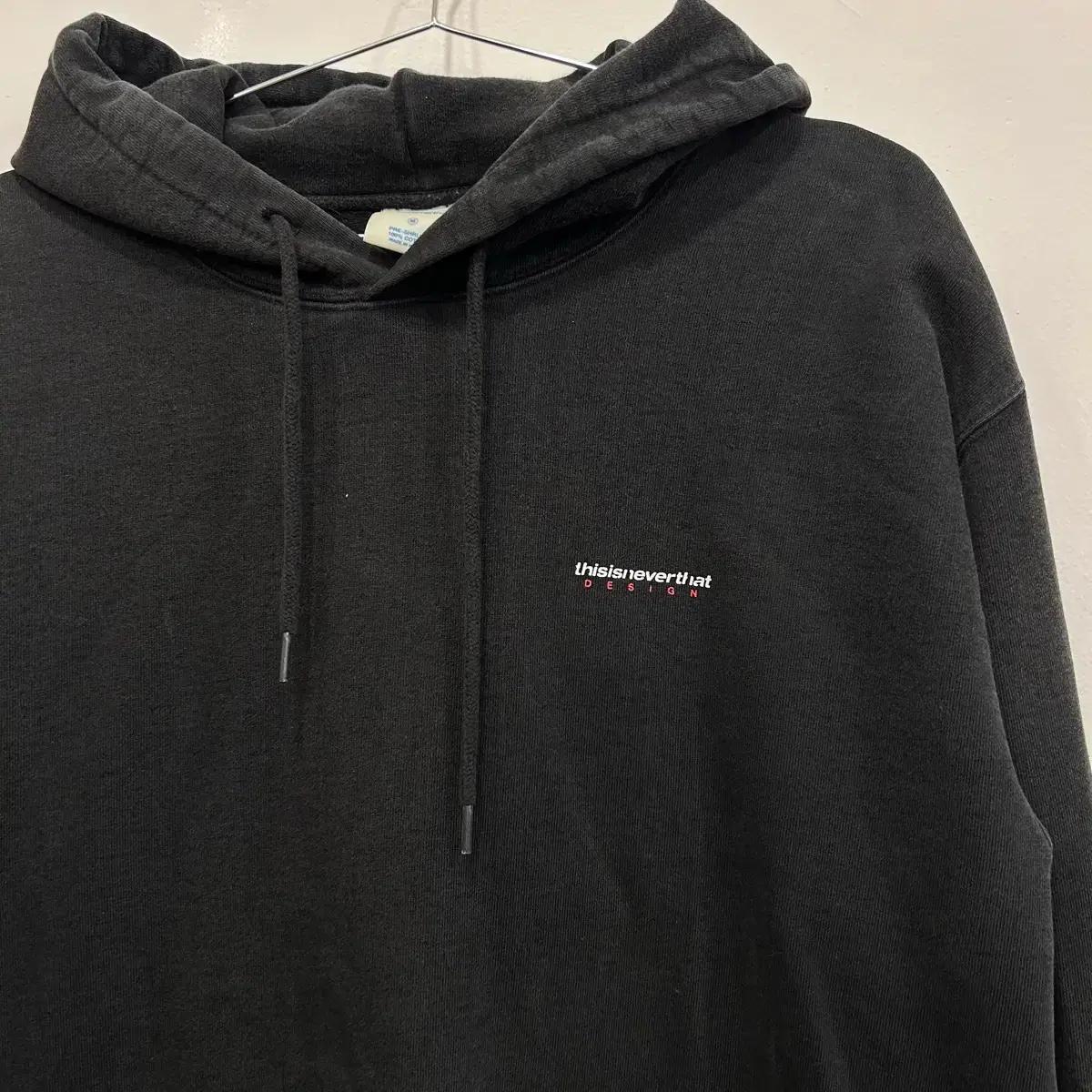 디스이즈네버댓 클래식 디자인로고 오버핏 후드티