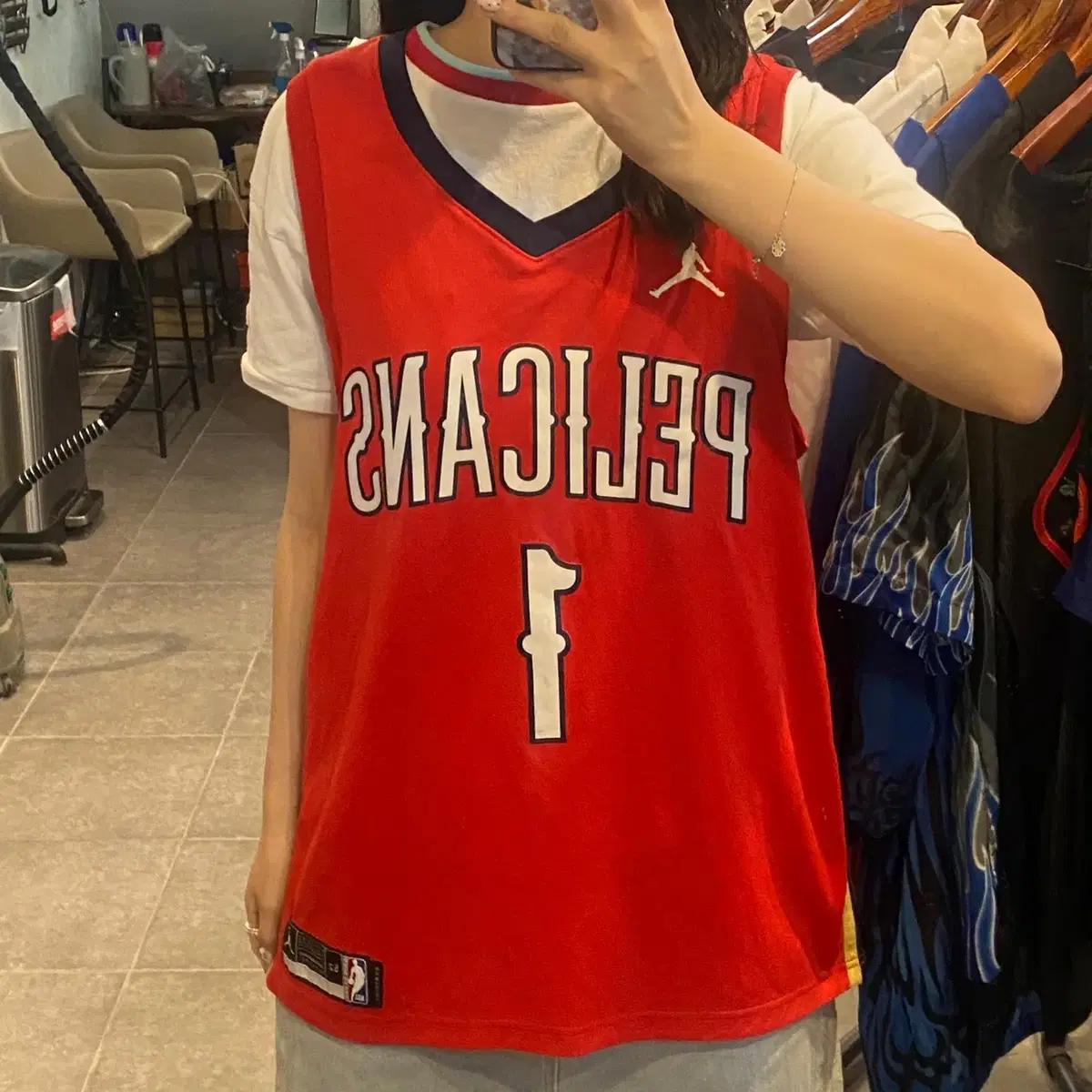 [NO.9] NBA Pelicans WILLIAMSON 레드 져지