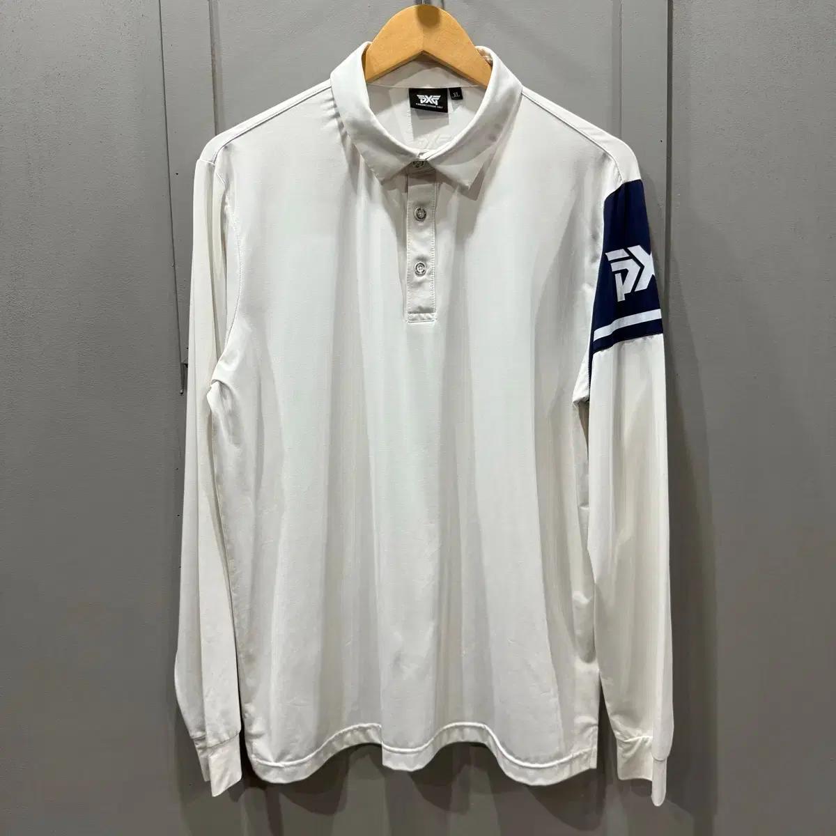 XL PXG 골프 카라 롱슬리브 긴팔 티셔츠