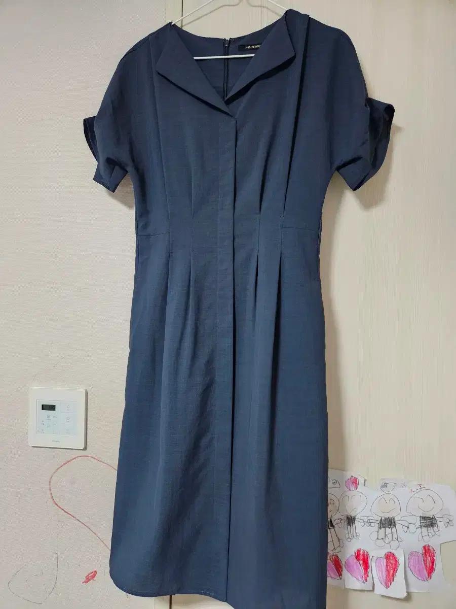 성인여성의류 55사이즈 린넨 여름 원피스 옷정리