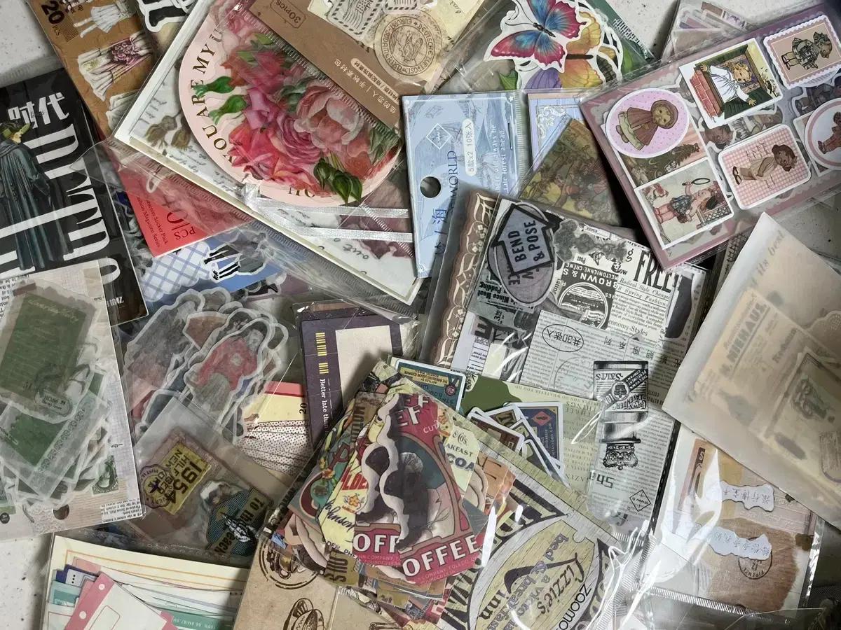 빈티지 다꾸 스티커 랜덤 팩 판매