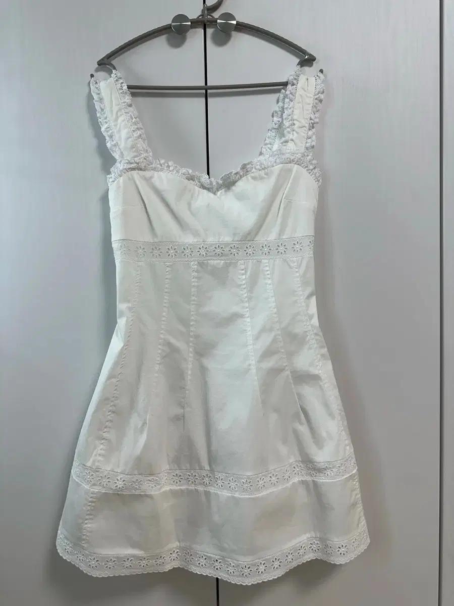STU Lace Dress White s사이즈