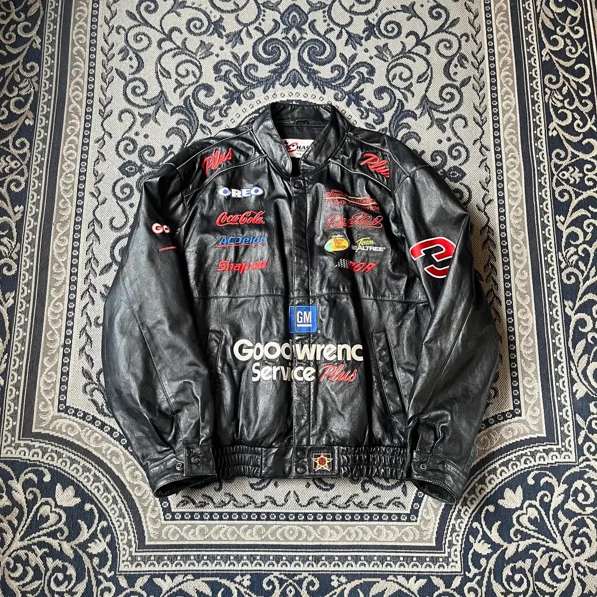 XL 제프해밀턴 GOODWRENCH 레더 레이싱 자켓W1829