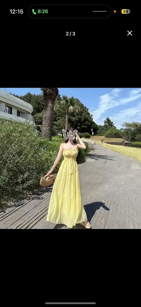 루엘르)리넨캉캉나시원피스