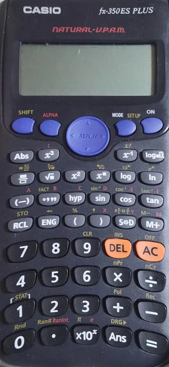 fx-350es plus 카시오 공업용계산기