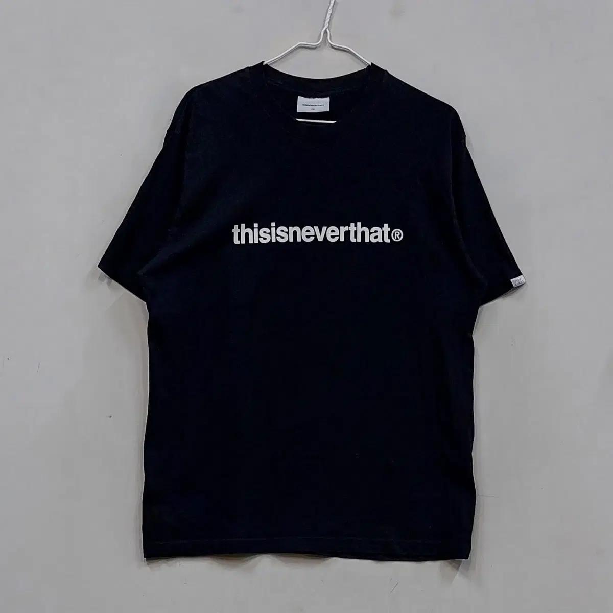 디스이즈네버댓 남100 반팔라운드티 2021 봄여름 블랙 72180