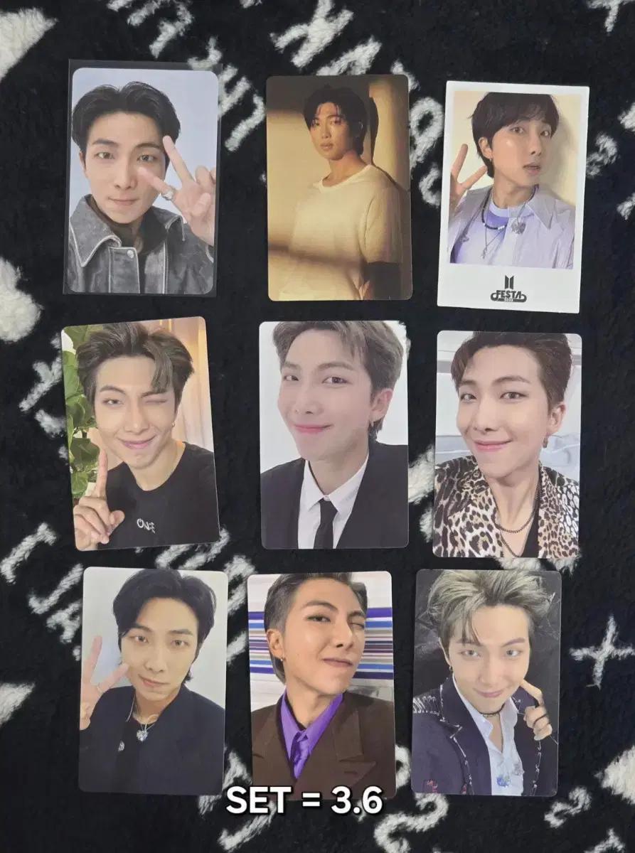 방탄소년단 bts 페스타 festa 포토카드 남준 RM 9종 세트 양도