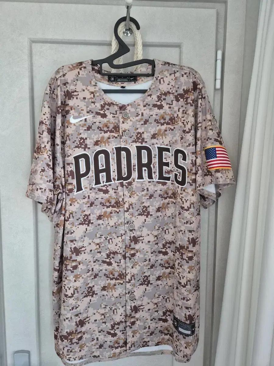 나이키 MLB 야구 유니폼 져지 샌디에고 파드레스 밀리터리 타티스 XL