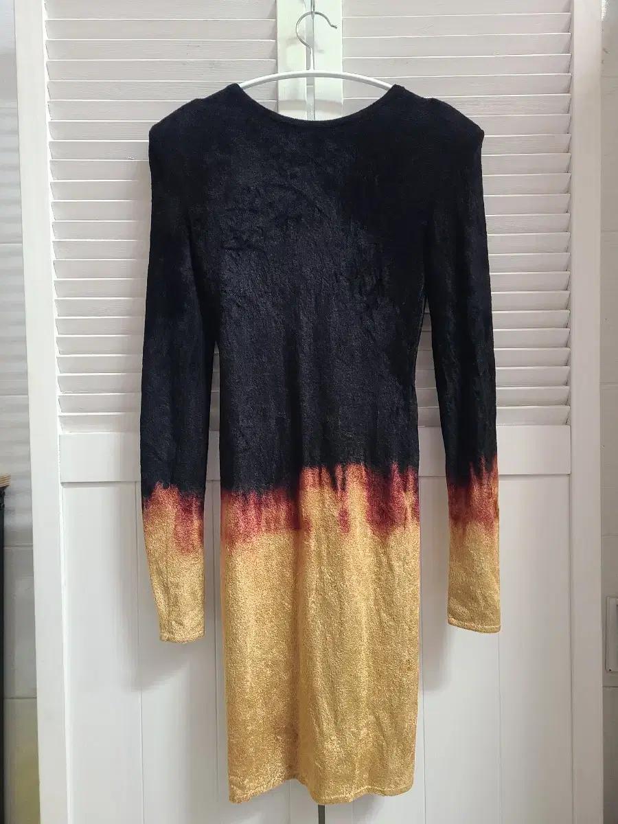 발망 벨벳 드레스