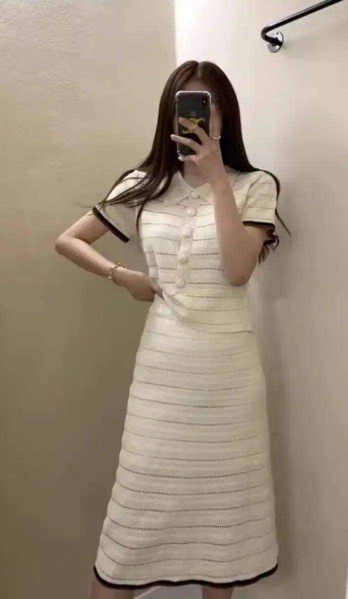 여성니트 투피스세트