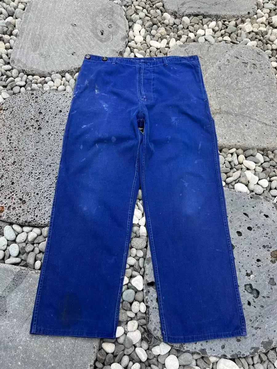 (34인치) OLD VINTAGE FADED BLUE 프렌치워크팬츠