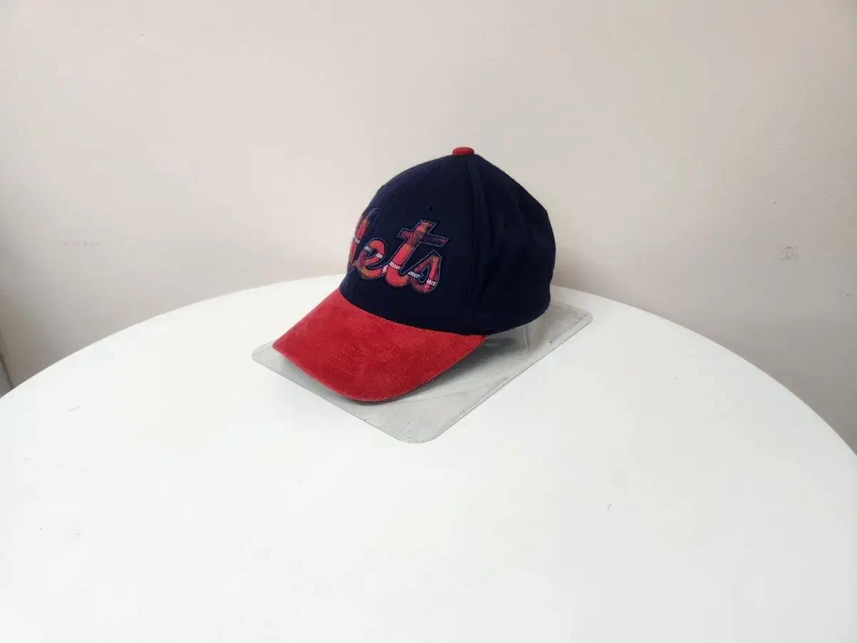 모자)MLB 엠엘비 META 체크 뒷밴딩 모자 S-M