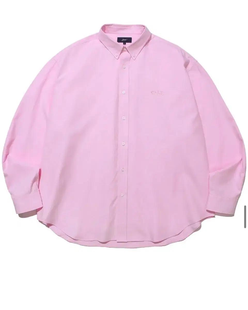 예일 OXFORD SMALL ARCH BIG SHIRT PINK