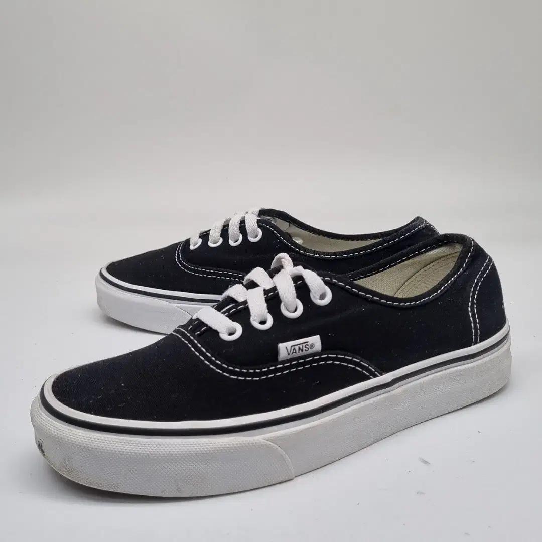 반스 어센틱 블랙 여성스니커즈230