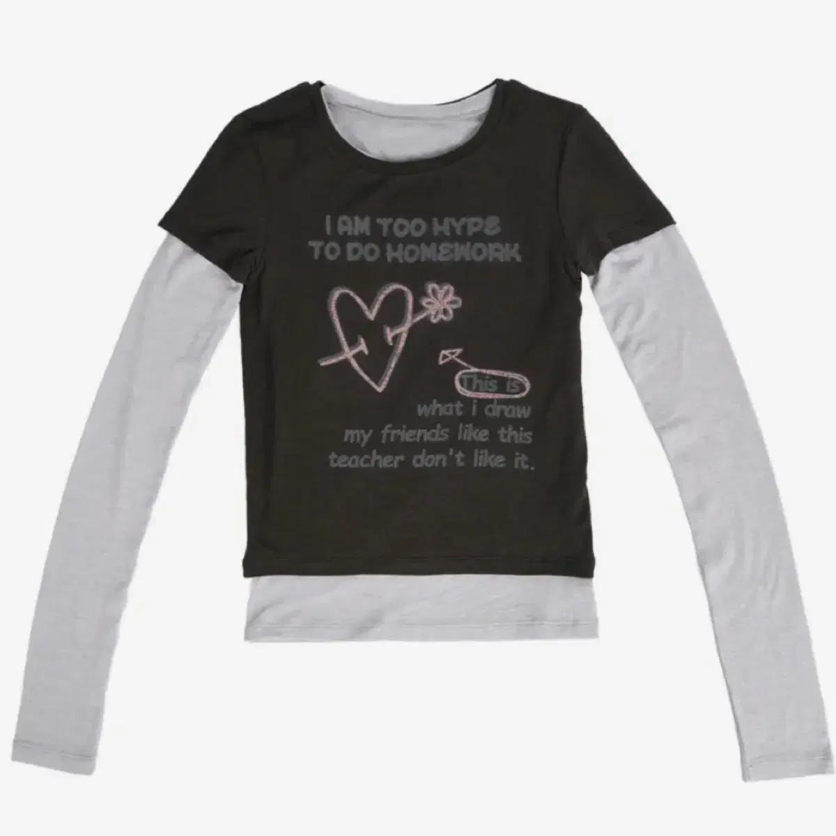 에이이에이이 aeae TOMBOY Layered L/S-[DARK BRO