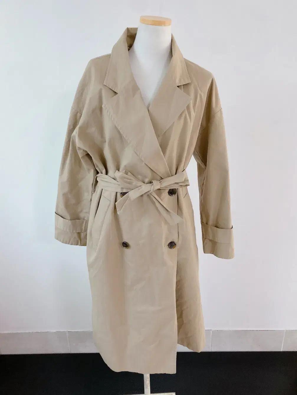 (정품)르샵롱트렌치코트(여성용90~95)