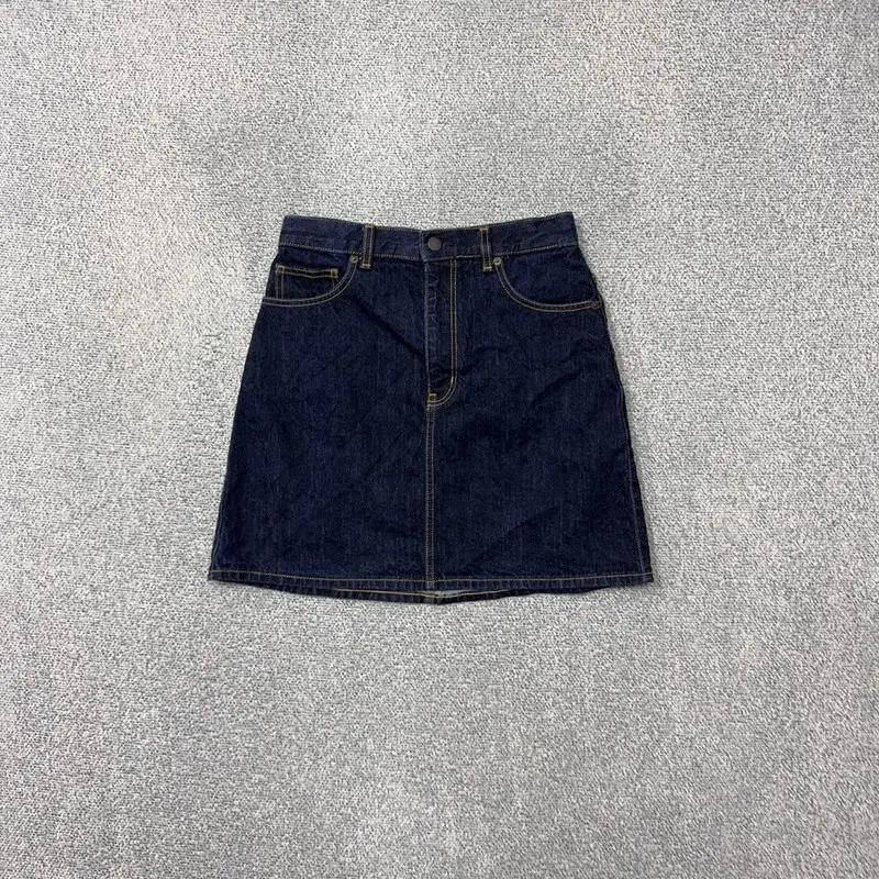 GU 진청 캐주얼 데님 스커트 L