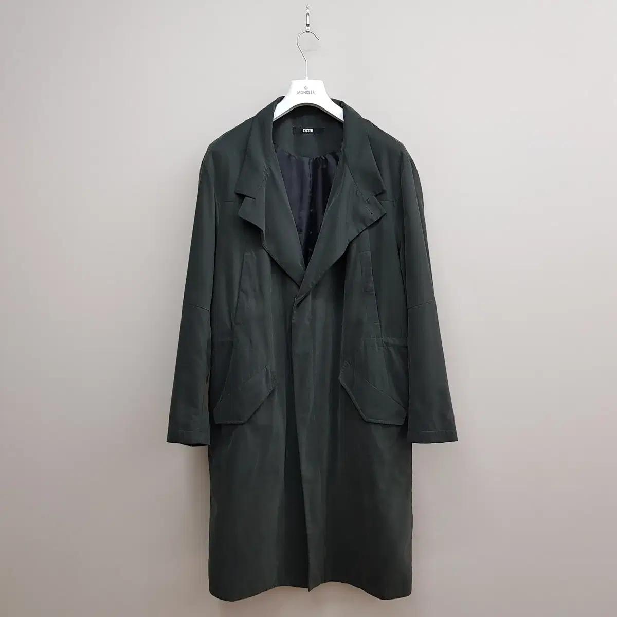 한섬 시스템 SYSTEM 남성용 트렌치코트 롱 점퍼 105사이즈