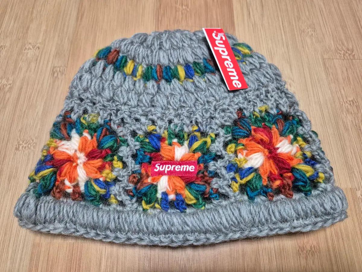 Supreme 슈프림 크로셰 비니 헤더그레이