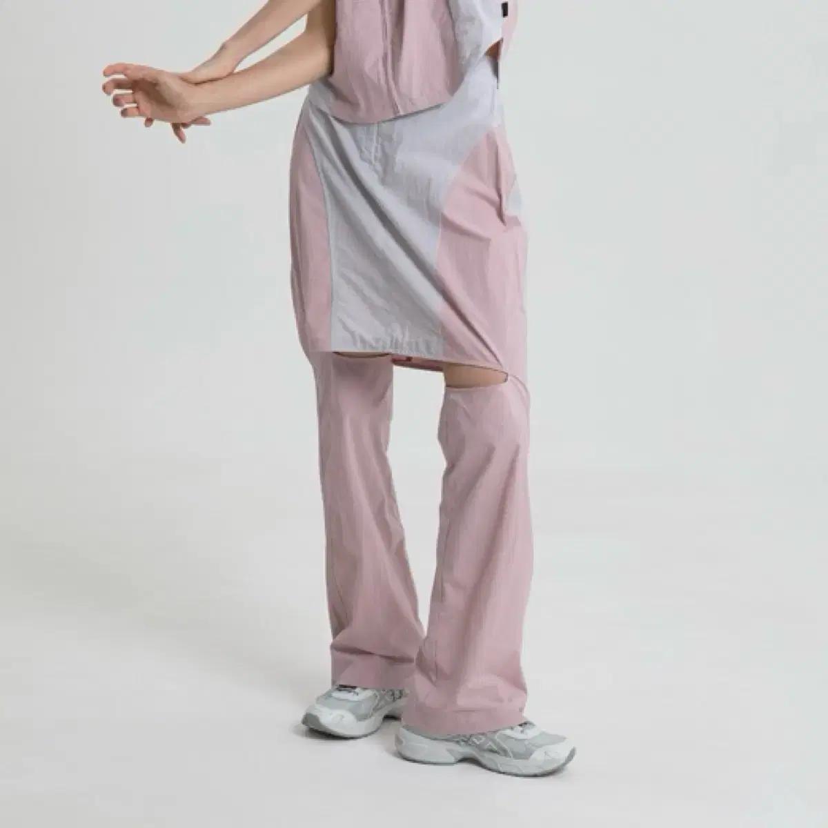 (새상품) 고다신 GODASHIN Skirt-pants 핑크