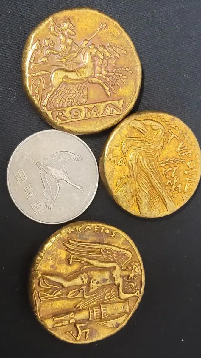 판매자 수집품 그리스 도금화 3점 각 10돈