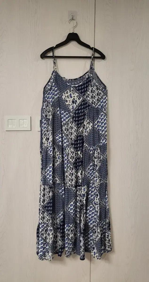 파프리카 페이즐리 패턴 롱원피스