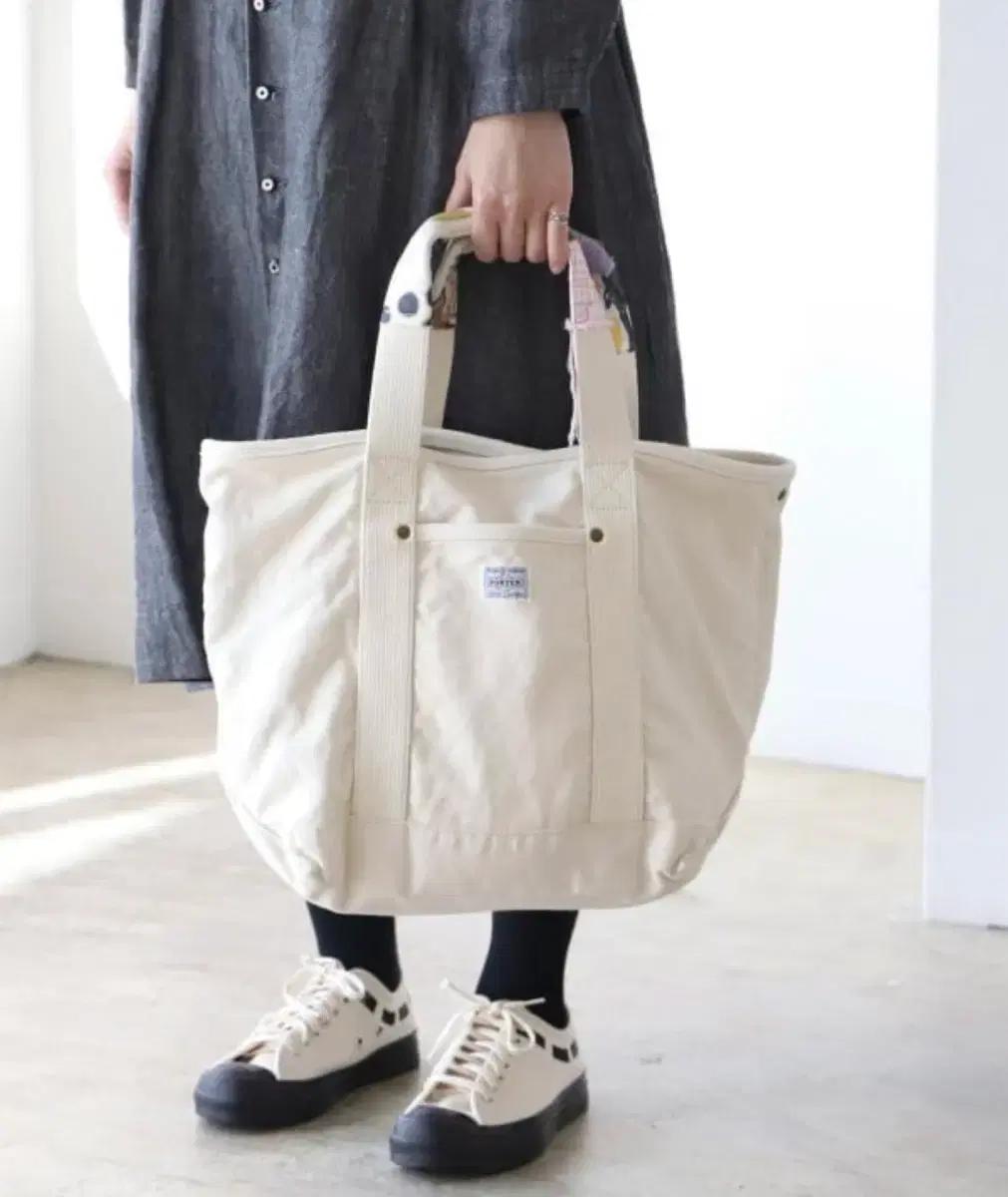 PORTER 포터 X fennica 러그 핸들 토트백