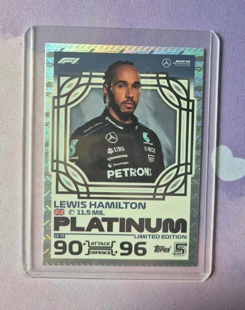 TOPPS F1 2024 Lewis Hamilton LE card