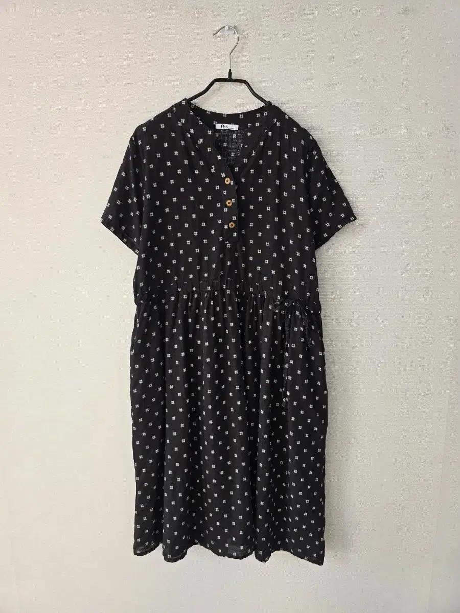 n.by 허리스트링 루즈핏 데일리 원피스