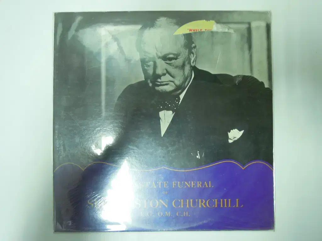 WINSTON CHURCHILL 윈스톤 처칠 연설집 수입 / 미개봉LP